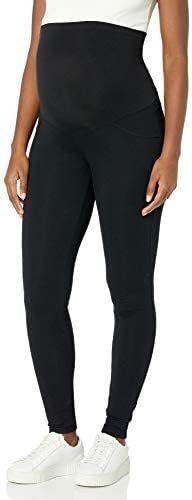 Motherhood Maternity Women's Maternity Light-Weight Full Length French Terry Secret Fit Belly Leggings