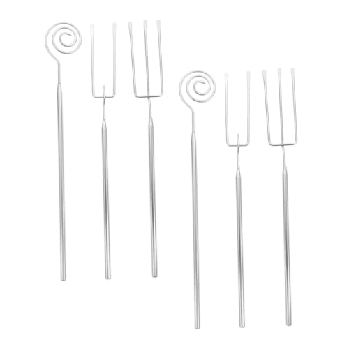 Garneck 6 Stück Fonduegabeln für Käse Schokolade