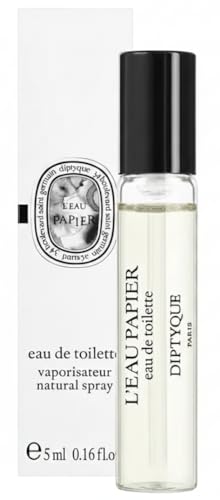 Diptyque L'Eau Papier Eau de Toilette 5ml 0.17 Fluid Ounce Glass Spray Bottle