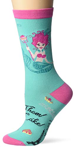 Image of K. Bell Socks womens Retro Varsity Lettuce Crew