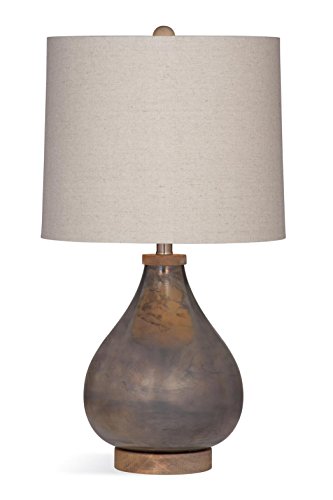 Review Discount Bassett Mirror L3155TEC Glass Paisley Table Lamp, Charcoal Best Cyber Deals 🔥 Bassett Mirror L3155TEC Glass Paisley Table Lamp, Charcoal