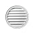 Fypon FRLV22 22"W x 22"H Round Functional Louver