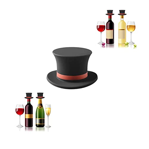 HKTOPCNE Bouchon de bouteille en silicone pour bouteille de vin, drôle et réutilisable, bouchon de vin, bouchon de bouteille, garde au frais pour le vin, la bière, le champagne, le vin pétillant Cover