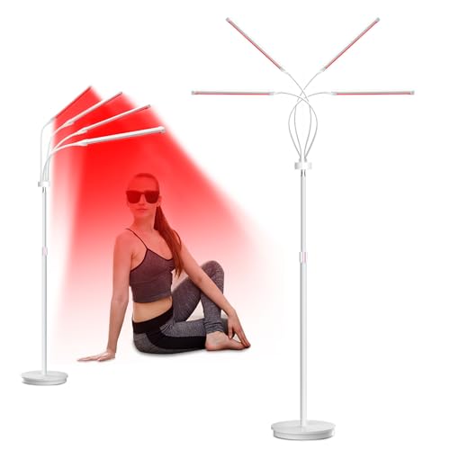 Red Light Therapy for Body, 180LEDs Red Light Therapy Lamp with Stand, Infrared Light Device at Home, Office