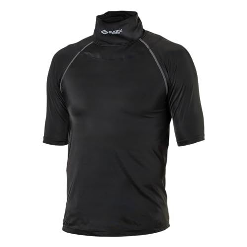 Shock Doctor Youth Boys Compression Shirt with Neckguard for Hockey. Long Sleeves with Integrated Neck Guard. for Youth Boys