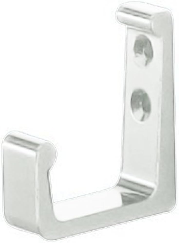 Amazon | シロクマ L形フック 特大 アルミ A-38 シロ | ネジフック
