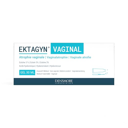 Densmore - Ektagyn - Lubrifiant intime à l'eau - Sècheresse, Irritation - Lubrifiant Sexuel à base d'Ectoïne, Acide Hyaluronique - Tube gel femme de 30 ml...