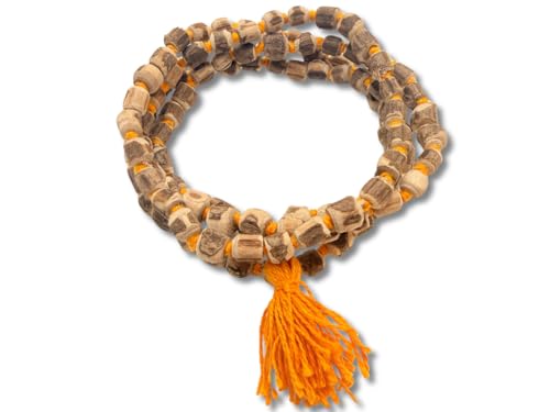 Image of Tulsi Mala 108+1 Beads Original |Natural Holy Basil | Japa Mala for Mantra Chanting and Wearing