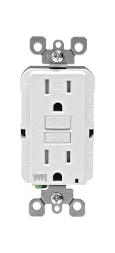 Réceptacle Leviton R92-GFWT1-0KW blanc élimine le jeu des prises murales