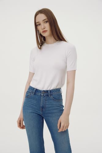 Generic Women's Bootcut Flared Jeans Stretchy Slim fit Denim Pants FGFL012