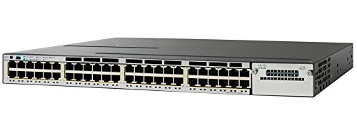 Cisco WS-C3750X-48PF-L 48 Port PoE 3750X Gigabit Switch (Renewed)