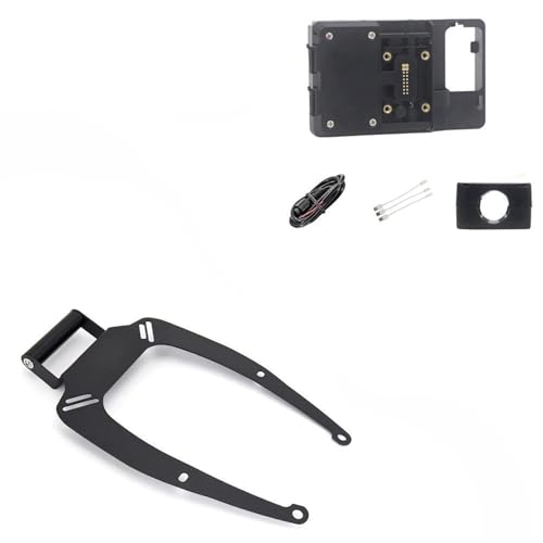 Support de navigation NMAX anti-vibration avec chargeur intelligent sans fil et port USB moto