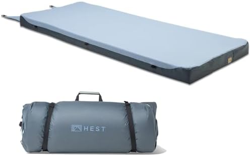 HEST Foamy Wide Camping Mattress - Enhanced Memory Foam - Roll Up Single Mattress, Ideal Travel Mattress for Outdoor Adventures and Roadtrips - Sleeping Pad for Adults - 78" L x 30" W