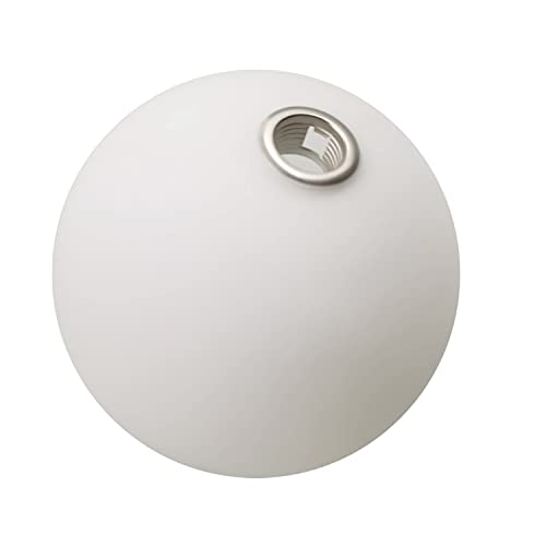 Image of KCO Lighting Milk White Glass Globe Shade Replacement Frosted White Glass Lampshade Cover for Light Fixtures Wall Sconces Chandelier Pendant Light, 7.9 inch Diameter