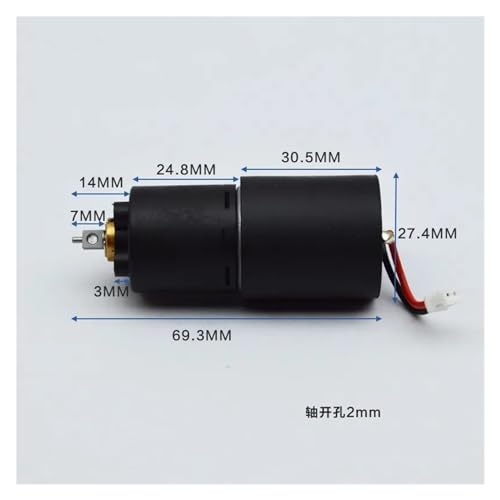 Moteur de réduction planétaire 6V DC pour automatisation de volets - 2