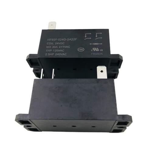 Relais HF92F-024D-2A222F 24V 30A 6 broches NO pour carte électronique
