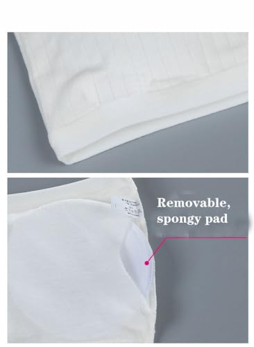 3Pack Girls Strapless Bandeau Bra，Seamless Girls Training Bras for Teens，Sports Tube Top Bra3