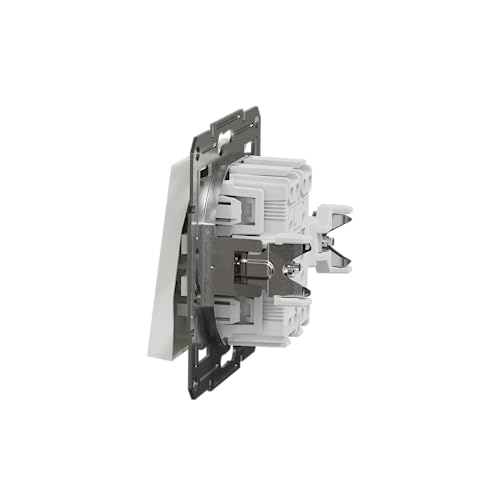 Schneider Electric Asfora EPH0370121D podwójny przełącznik podtynkowy 10 AX - 250 V, zaciski wtykowe, biały
