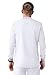 Adar Addition Scrubs for Men - Zippered Bomber Scrub Jacket - A6206 - White - XS