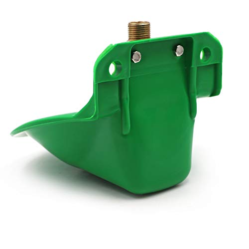 Automatic Sheep Waterer Goat Drinking Water Bowl Lamb Water Feeder with Garden Hose Connector Adapter Animal Drinking Watering Trough