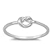 Infinity Knot Love Cute Ring New .925 Sterling Silver Band Size 8 (RNG14788-8)