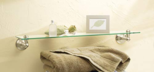 Moen Dn6890Bn Sage Glass Bathroom Vanity Shelf, Brushed Nickel #TOP2