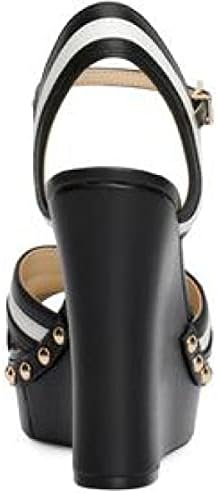 Jessica Simpson Women's TELLIRA Platform Wedge Sandal, Black/Bright, 5 | Image 2