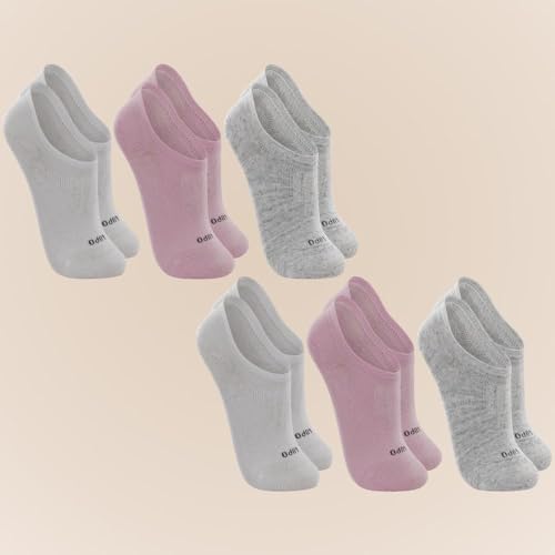 Kit Com 6 Pares De Meias Lupo Sport Soquete Femininas Invisível Original Ref. 3271