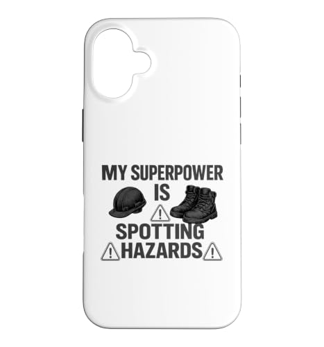 My Superpower Is Spotting Hazards | �E��̈��S�M�t�g �X�}�z�P�[�X iPhone 16 Plus �p
