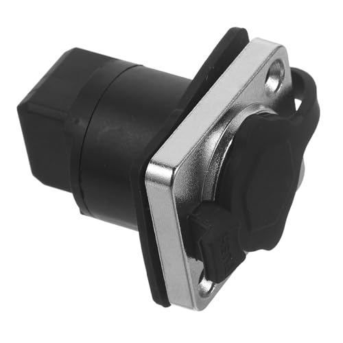 PRETYZOOM Panel Mount Extension Cable Gigabit Extender Bulkhead Connector Female to Female Adapter Rubber