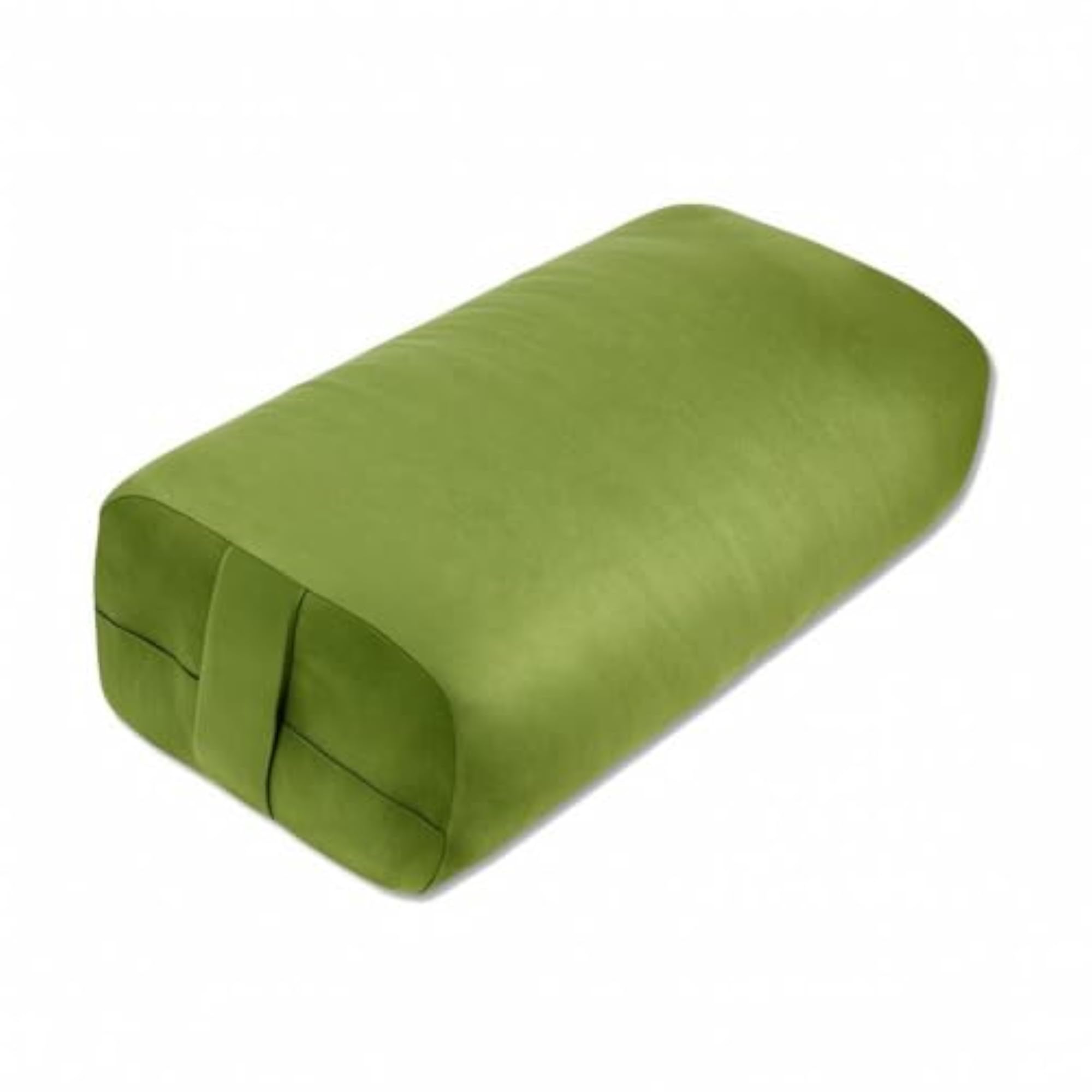 Supportive Rectangular Meditation Pillow with Smooth Cover