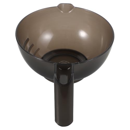 Alipis Bol Mélangeur pour Teinture Capillaire Grand Format Noir Translucide Résistant à la Chaleur Bol de Coloration Professionnel et Maison pour Salon Coiffure et Soins Capillaires