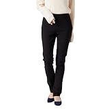 [ハッピーマリリン] パンツ レギパン レディース 大きいサイズ スキニー レギンスパンツ ストレッチ ゴム 伸縮性 女性 お洒落 ジーンズ レディース 3L 4L 5L 6L 7L 8L ウエストゴム 【322509】 10分丈 3L/ブラック