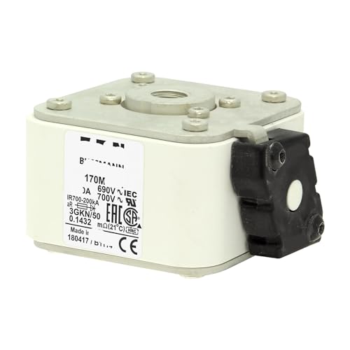Fusible 170M6567 de série carrée européenne pour une isolation électrique haute performance
