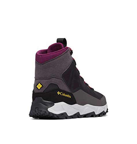 Columbia mens Flow Borough Mid Hiking Shoe, Dark Grey/Bright Gold, 11 US