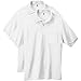 Hanes Men's Short Sleeve Jersey Pocket Polo, White, Large (Pack of 2)