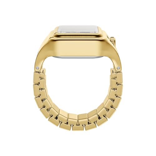 Image of Fossil Raquel Watch Ring Gold Quartz Stainless Steel Watch ES5447