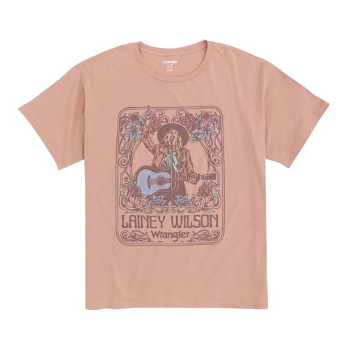 Wrangler T-shirt oversize femme Lainey Wilson haut ample vintage coton
