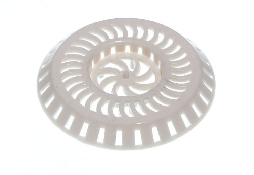 Filtres anti-encrassement évier et douche One Stop DIY blancs en plastique 80 mm lot de 100