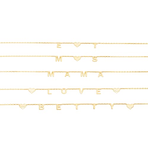 Personalized Initial Letter Necklace, Custom Letter Necklace with Symbol, Minimalist Jewelry Gift for Her, Christmas Necklace, Bridesmaid or Wife Gift