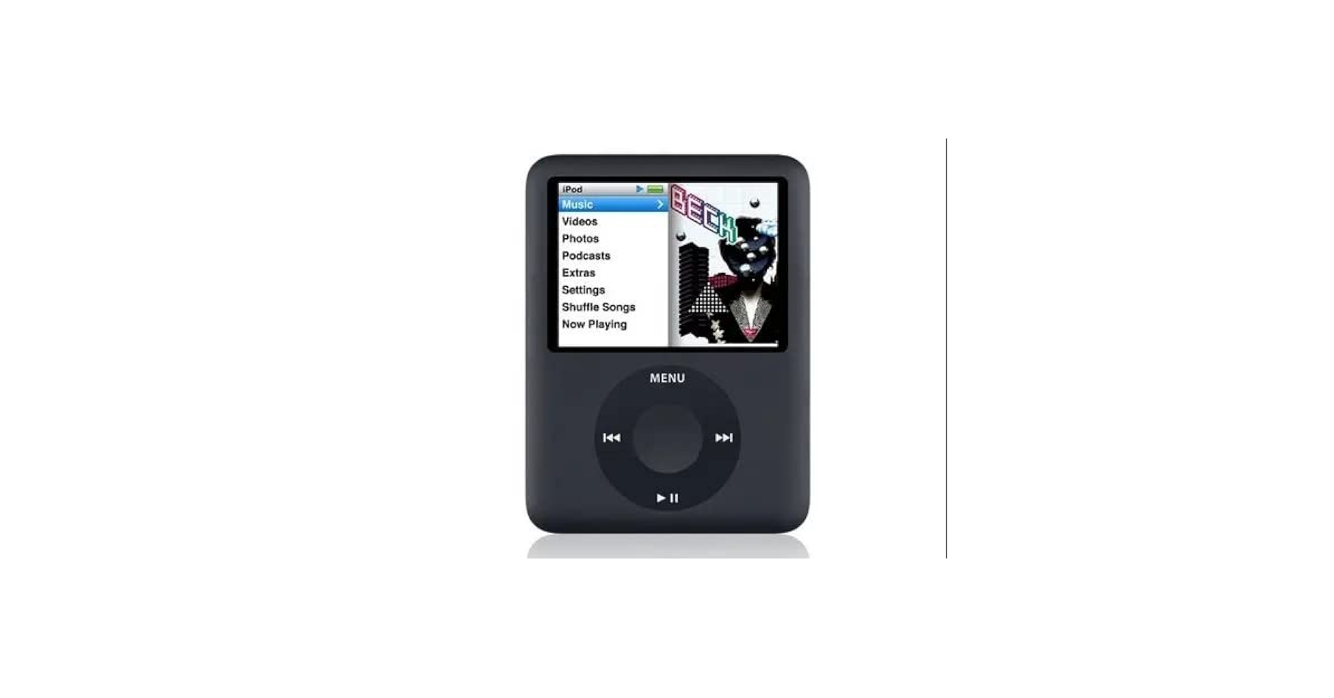 iPod nano 第3世代 8GBブラック動作確認済 ケーブル付き Apple iPod nano 8GB ブラック 第3世代 MB261J/A 通販 -Macパラダイス-