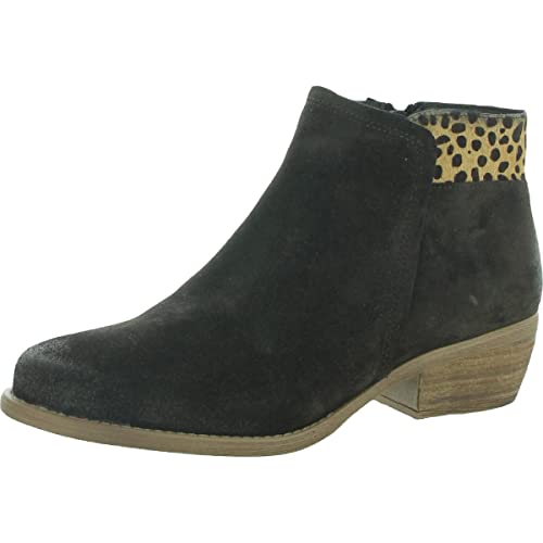 Eric Michael Aria Women's Suede Printed Trim Ankle Boots Brown Size 39 #TOP30