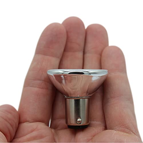 Elevator Bulb Mr11 Fixture 12V 20 Watt Replacement Bulb By Lumenivo - Frosted Glass Halogen Bayonet Light Bulb (Ba15D) - Can Be Used To Replace A 6435 Phillips Halogen Reflector Lamp 12V 20W - 1 Pack #TOP3
