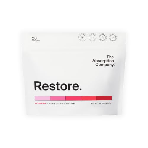 Image of The Absorption Company Electrolyte Powder, Restore Raspberry Lemonade