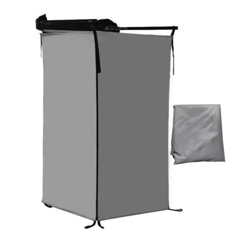 Tente de douche latérale pour véhicule abri d'intimité portable de camping-car