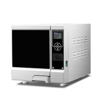 Steam Sterilizer Class B Pre-Vacuum Autoclave Pulsation Vacuum Drying Cycle with Printer LCD Display 8L/12L (8L)