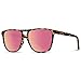 WearMe Pro | Polarized Large Double Bridge Aviator Sunglasses For Men Women (Peach Tortoise/Mirror Pink Lens)