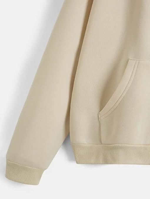 Image of Casual Solid Full Sleeves Stylish Winter Hooded Neck Fleece Zipper Hoodie for Women