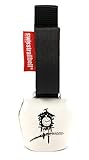 Das Original!! swisstrailbell® BlackForest Edition Pure White: Be Free, Trailbell, Fahrradglocke, Bear Bell