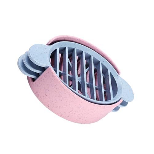 ABOOFAN 1Set Wheat Stalk Egg Slicer Multi Functional Food Cutter for Effortless Egg Fruit Slicing Practical Kitchen Gadget for Soft Boiled Hard Boiled Eggs Present Choice